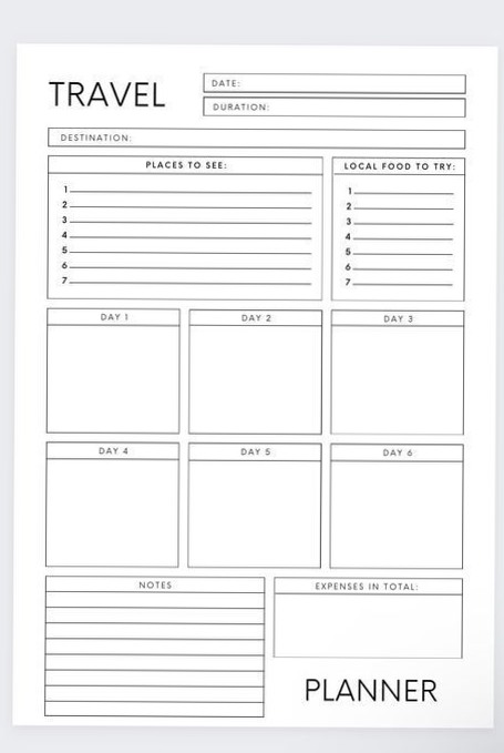 Ultimate Travel Planner & Vacation Organizer for Stress-Free Journeys — 🪄 🪄 stay inspired all year long