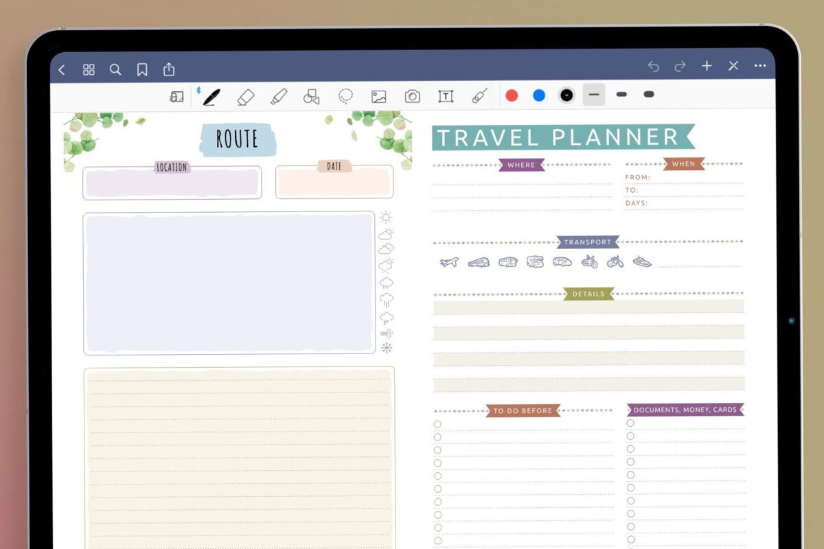 📊 📊 Vacation Itinerary Planner — Creative Travel Design | seamless organization hack