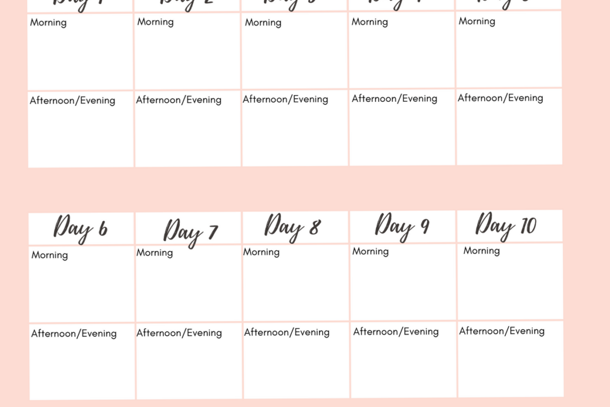 🖇️ 📁 Vacation Outfit Planner | Digital Design & Creative Assets | secret to staying productive