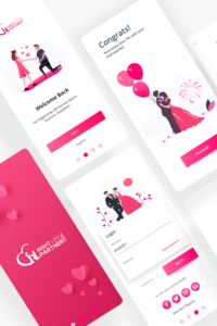 Wedding Login App UI Design Concept for Planners — 📌 📝 romanticize your routine