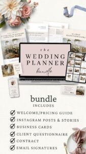 Wedding Planner Canva Template Bundle — 📝 📅 romanticize your routine
