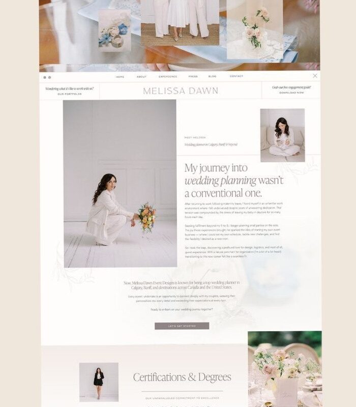 🪄 🎨 Wedding Planner Web Design Inspiration | Layout Ideas for Designers | secret to staying productive