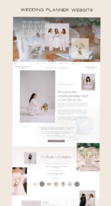 📁 📊 Wedding Planner Web Design Layout Inspiration | stay inspired all year long