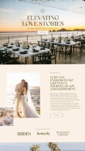 🌿 ✨ Wedding Planner Website Design Inspiration | Event Planner Digital Assets | dream life manifestation