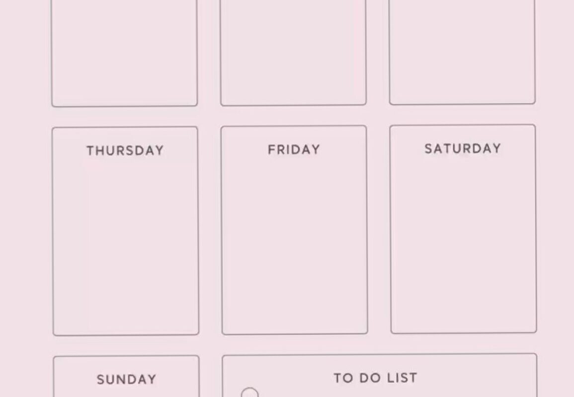 📅 📅 Week Planner Templates for Digital Design & Creativity | stay inspired all year long