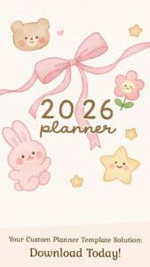 🎨 🪄 Whimsical Digital Planner: Your Sweet Start to Organization | stay inspired all year long