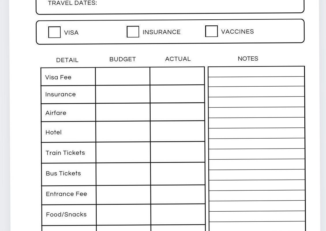 📁 📝 Yearly Budget Goals Printable for Financial Planning | romanticize your routine