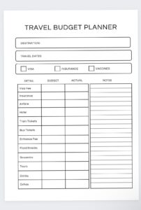 📁 📝 Yearly Budget Goals Printable for Financial Planning | romanticize your routine