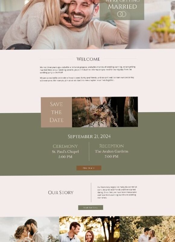 👰 🍰 20+ Best Wedding Website Templates 2025 | stay inspired all year long