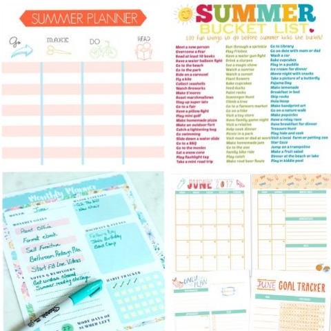 20 Free Summer Planner Printables for Creative Summer Organization — 📍 🪄 romanticize your routine