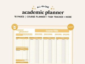 2024-2025 Academic Planner Spreadsheet | Google Sheets | Assignment | Membership Website — 📍 📍 game-changing digital system