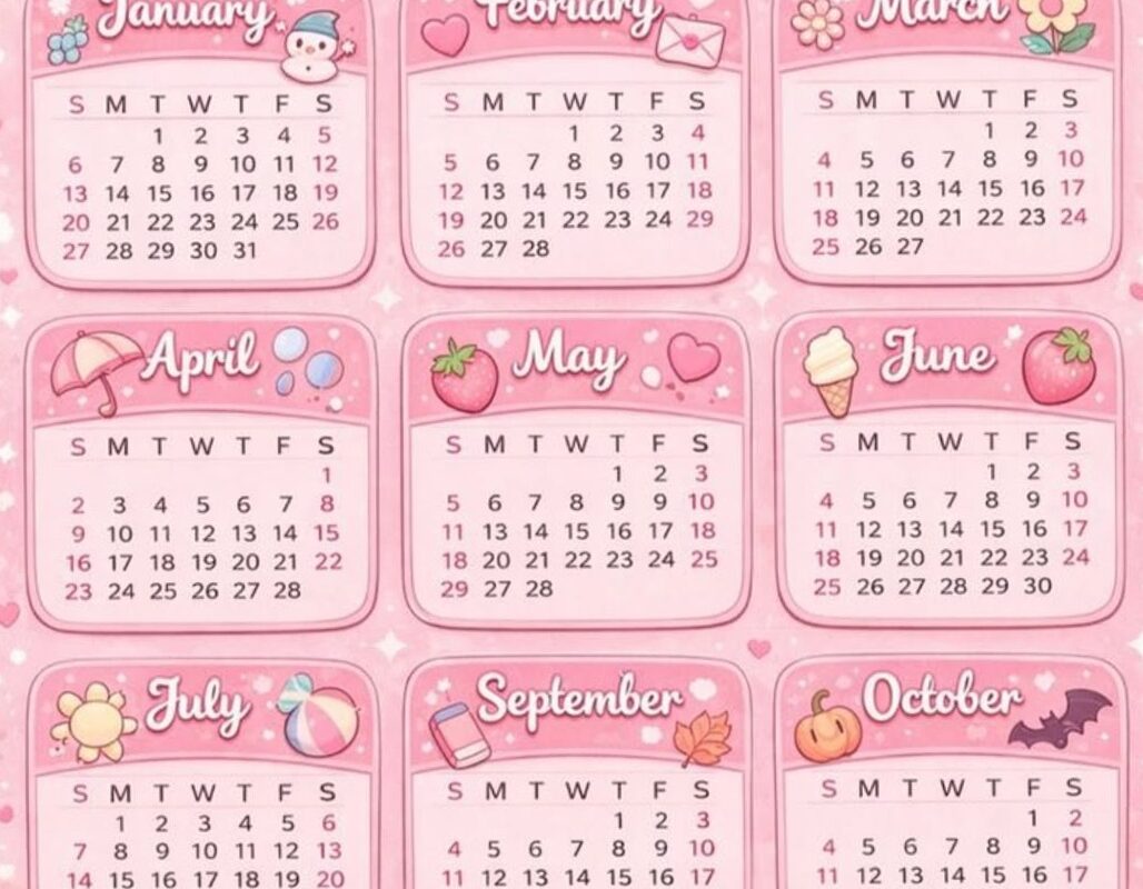 2026 Digital Planner Calendar & Creative Assets — 🌿 🤍 secret to staying productive