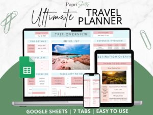 🎨 🌈 2026 efficiency hack: Comprehensive Travel Planner Spreadsheet for Vacations & Road Trips