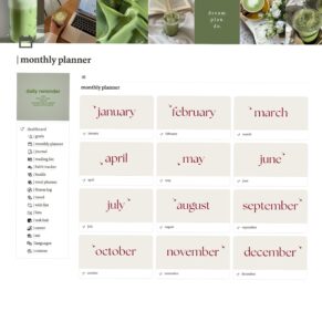 📁 🖇️ 2026 efficiency hack: THAT Girl Planner Notion Template 2025