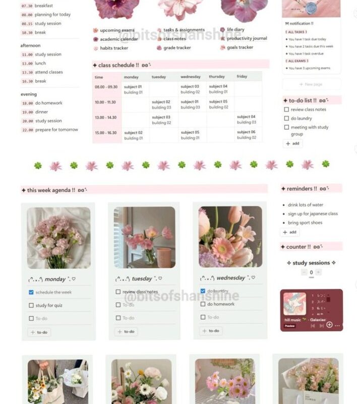 2026 Student Planner Notion Template — 🪄 💎 pro digital dashboard