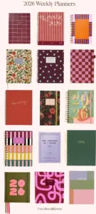 🖌️ 🎨 2026 Weekly Planners | Studio Wallflower Digital Design | dream life manifestation