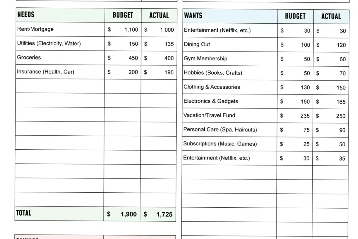 📍 📍 50/30/20 Budget Template for Google Sheets & Excel | stay inspired all year long