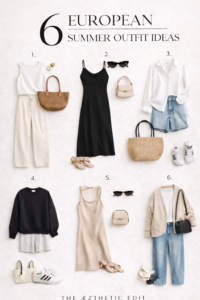 6 European Summer Outfit Ideas | Chic Vacation Style — 🪄 🪄 romanticize your routine