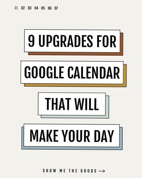 🖌️ 📍 9 Ways to Upgrade Your Google Calendar | stay inspired all year long