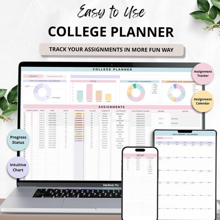 Academic Templates for Digital Design & Creative Planners — 🤍 ☁️ stay inspired all year long