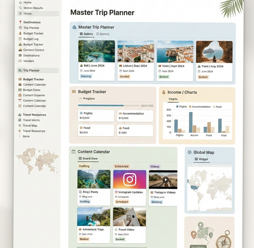 Aesthetic Notion Dashboard for Productivity & Goal Tracking — 📝 📊 2026 efficiency hack