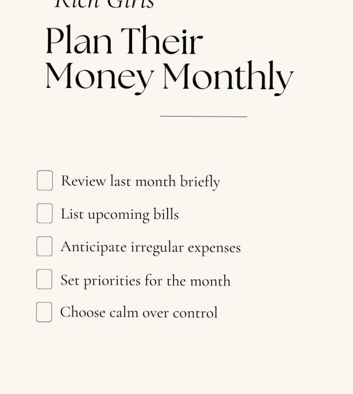 💌 👰 Aesthetic Savings How Rich Girls Plan Their Money Monthly | Calm Budget Routine | stay inspired all year long