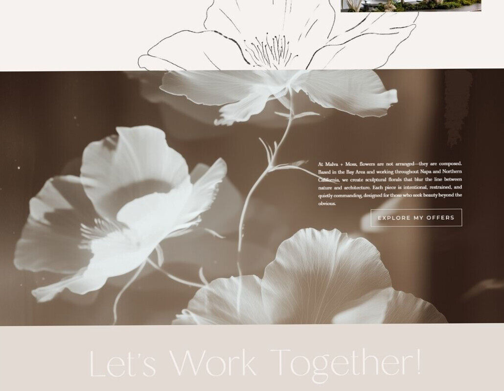 Aesthetic Squarespace Site for Wedding Florists | Studio Bressi Design — 👰 🥂 secret to staying productive