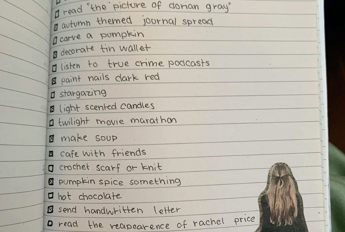 Autumn Bucket List Journal Page Design 🍂 — 🖇️ 📌 dream life manifestation