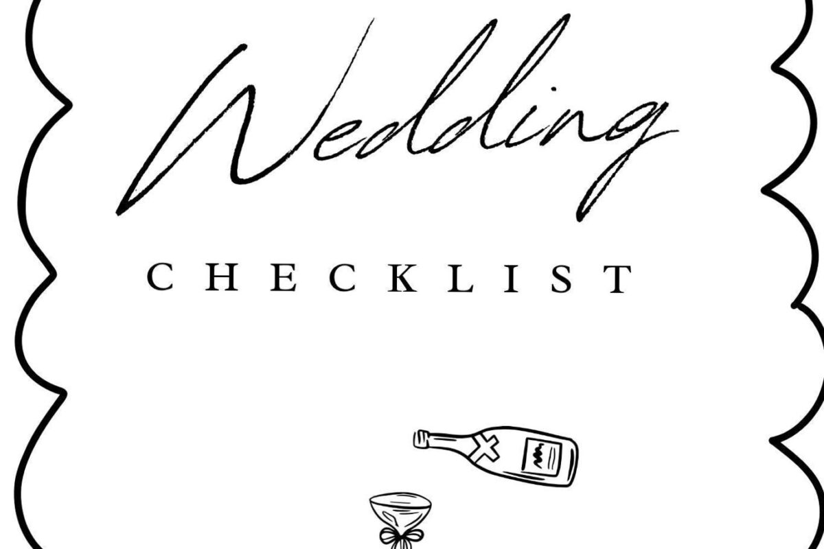 Black & White Wedding Checklist PDF | Editable Planner | Instant Download — 🎨 🖌️ essential planning guide