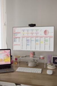 📌 📝 Blush Pink Student Planner Template | Google Sheets | romanticize your routine