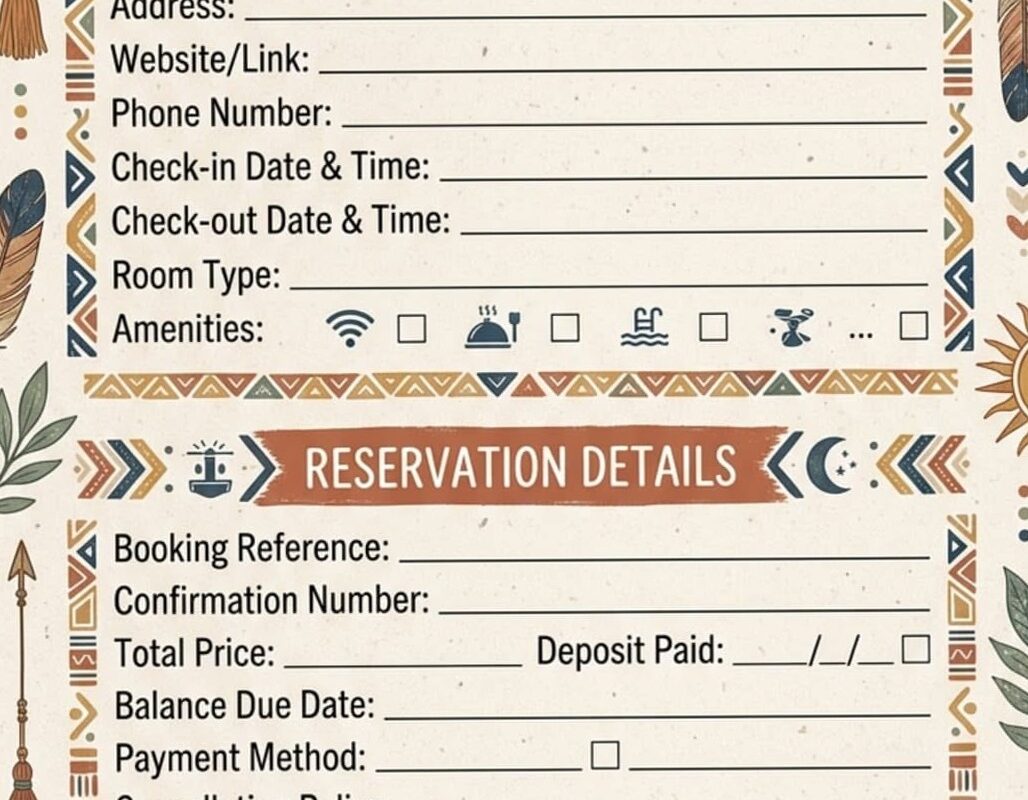 📊 📝 Boho Journey Blueprints: Travel Sights List Ideas | secret to staying productive