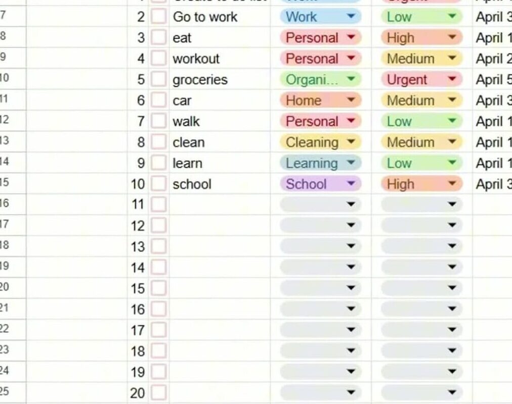 ☁️ 🕯️ Build Your Own To-Do List in Google Sheets | Easy Tutorial for Beginners | Romanticize Your Routine | dream life manifestation