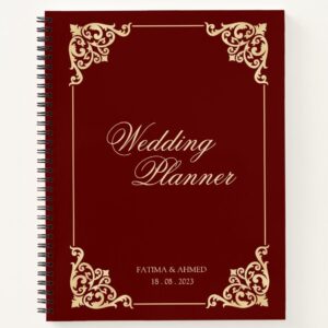 Burgundy Muslim Wedding Planner | Zazzle — 🌈 🖌️ dream life manifestation