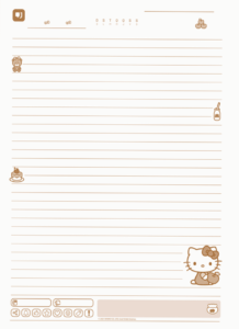 CADERNO HELLO KITTY UNIVERSITÁRIO 80 FOLHAS 1X1 — 🎀 🎀 romanticize your routine