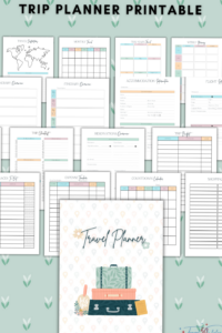 Car Trip Planner Bundle — Adventure & Minimal Travel Design — 💌 🥂 dream life manifestation