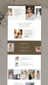 Chloe | Squarespace 7.1 Website Template for Makeup Artists & Wedding Pros — 📝 🖇️ dream life manifestation