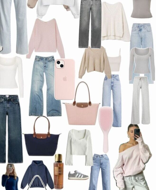 🍰 💍 Clean Girl Aesthetic Moodboard for Digital Design & Planners | dream life manifestation