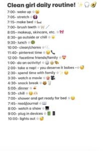 Clean Girl Daily Routine 🎀✨ — 🖇️ 📁 stay inspired all year long