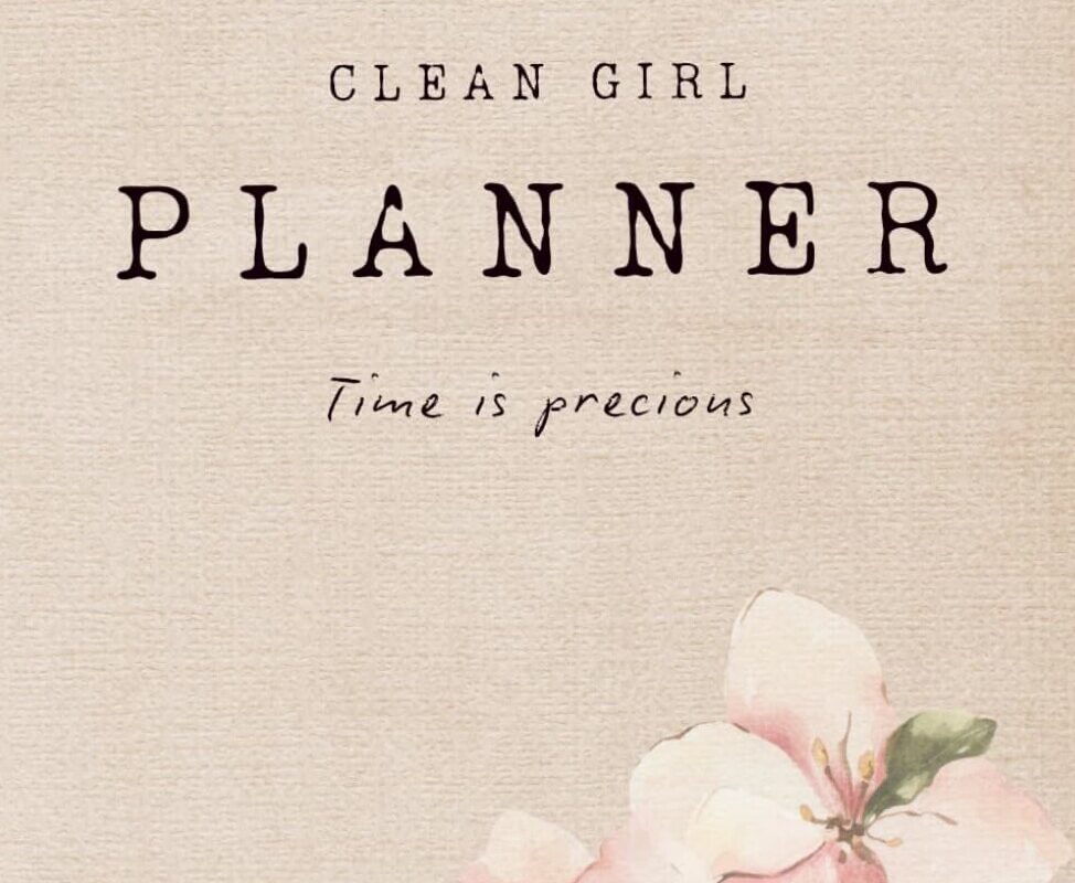 Clean Girl Planner | Digital Design & Creative Assets — 🖇️ 📊 romanticize your routine