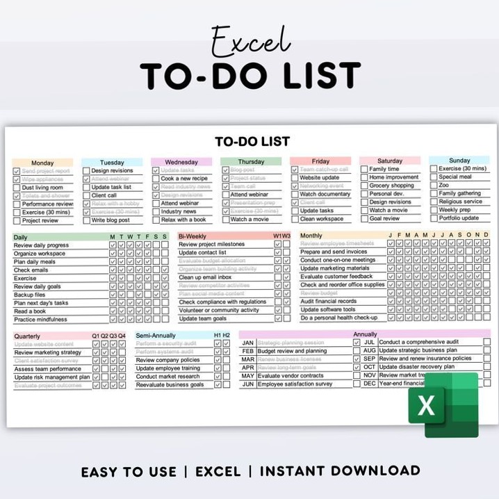 🍰 💌 Comprehensive Google Sheets Budget & Task Templates 2025 | secret to staying productive
