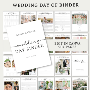 Create Your Perfect Wedding with Canva’s Editable Planner Template — 🌿 🤍 dream life manifestation