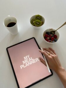 Creative Meal Plan Board Cover Design — 💍 💍 secret to staying productive