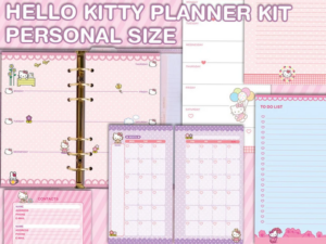 🪄 📍 Cute Kawaii Planner Kit — Weekly, Monthly & To-Do Printables | romanticize your routine