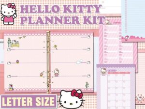 Cute Kawaii Weekly & Monthly Planner Kit | Printable Planner Bundle — 🌸 🌸 secret to staying productive