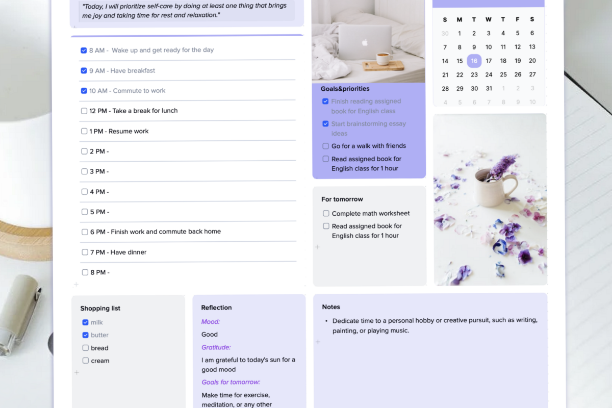 Daily Planner 1760 — Digital Design & Creative Planning Tool — ☁️ 🤍 romanticize your routine