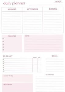Daily Planner Pages 2026 | Creative Daily 74 — ☁️ 🎀 romanticize your routine