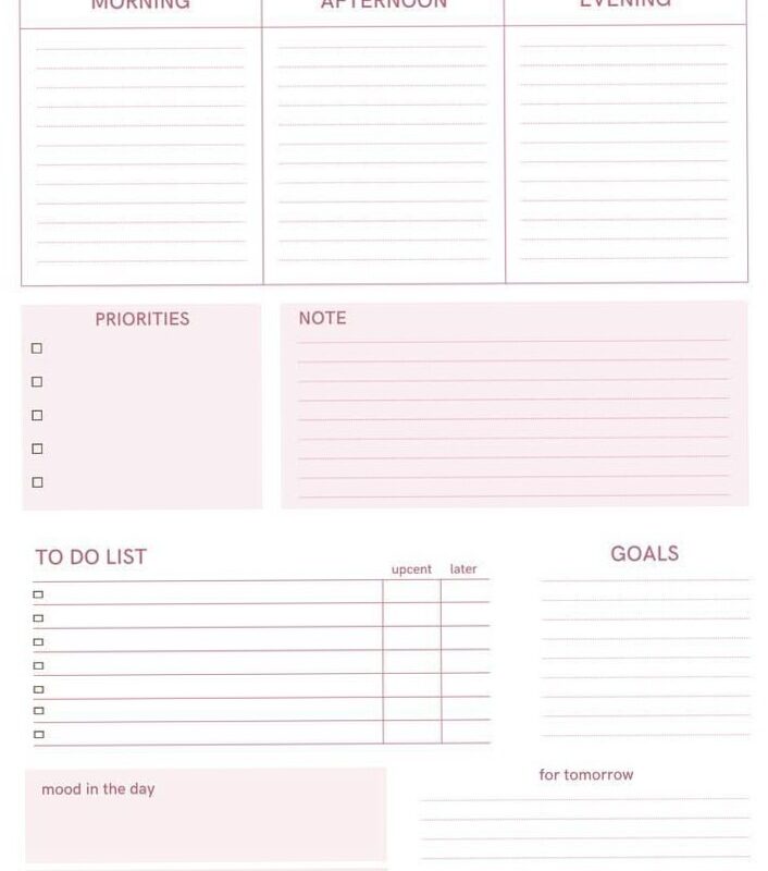 Daily Planner Pages 2026 | Creative Daily 74 — ☁️ 🎀 romanticize your routine