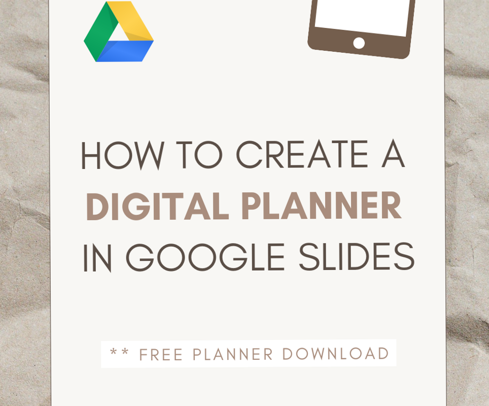 Design a Custom Digital Planner in Google Slides — 💌 🍰 romanticize your routine