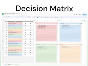 🖌️ 📍 Digital Calendar Planner in Google Sheets | dream life manifestation