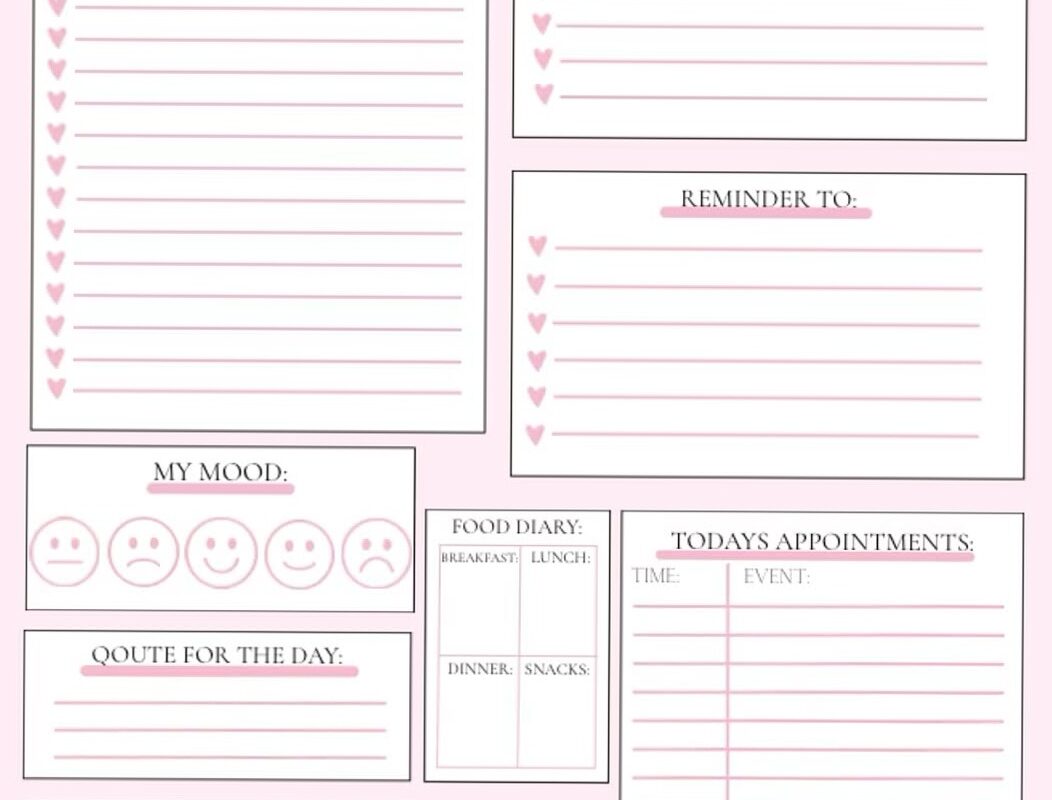 Digital Daily Planner — Creative Design Asset — 🌿 ☁️ dream life manifestation